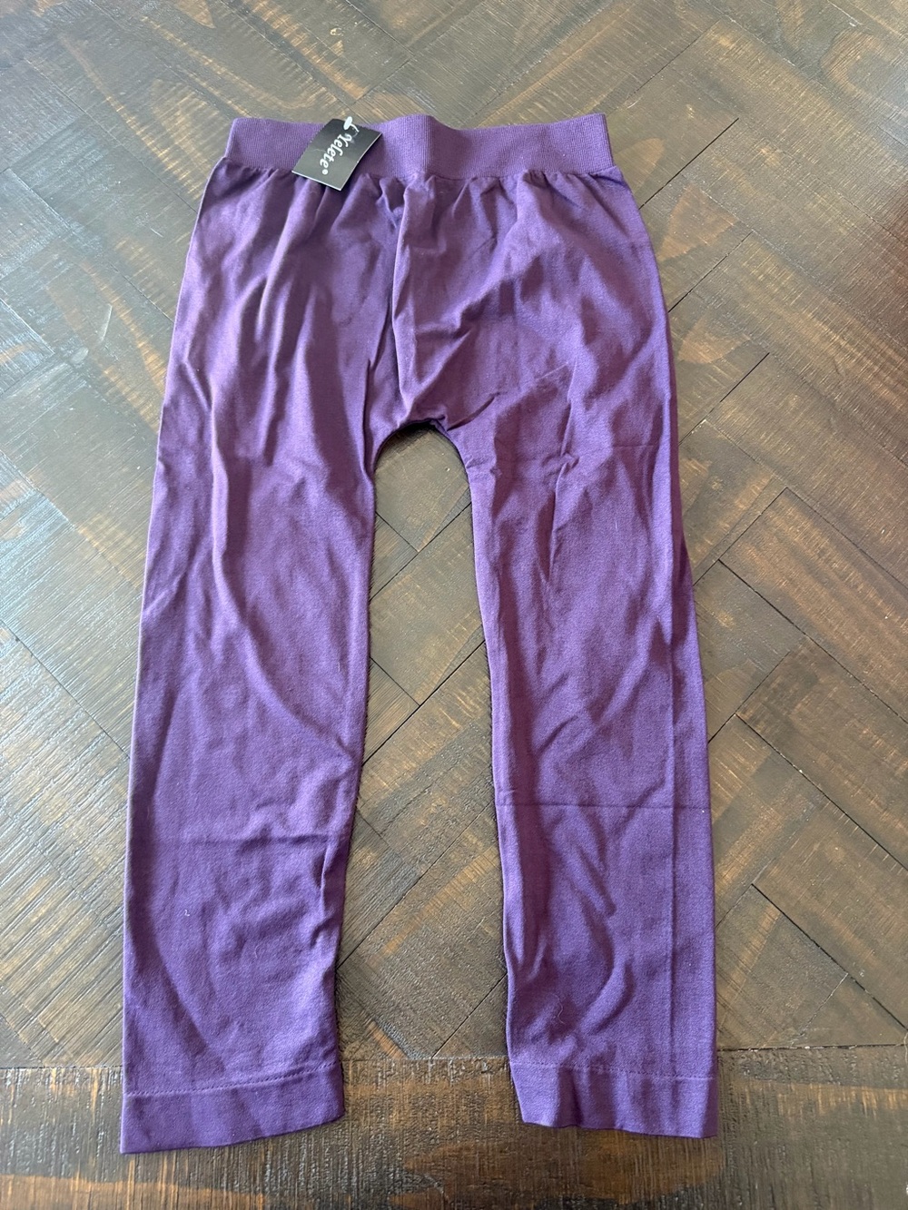 Yelete Women's Purple Stretch Capris